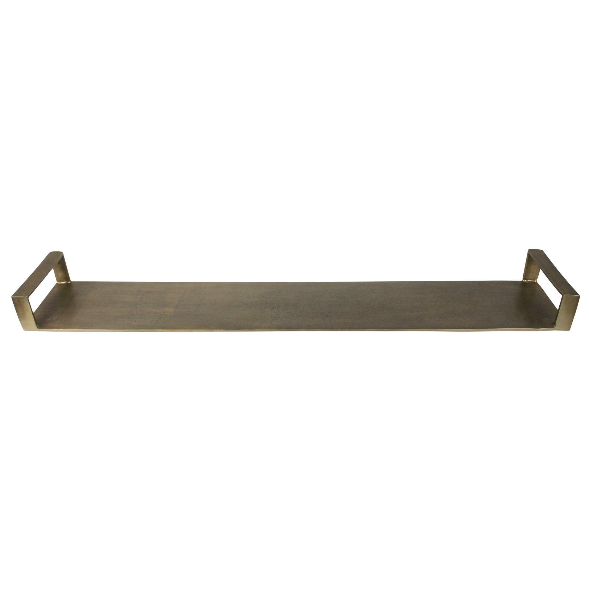 Carlsbad Tray, Brass By HomArt | Trays | Modishstore - 1