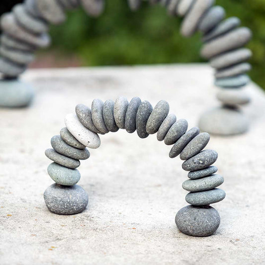 Mini Stone Arch Set of 6 By Garden Age Supply | Minerals and Stones | Modishstore - 1