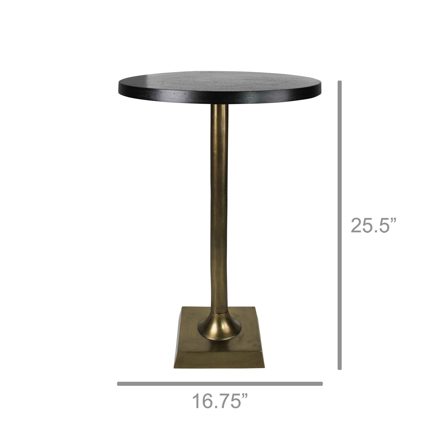 Stratford Table, Brass & Bronze By HomArt | Side Tables | Modishstore - 3