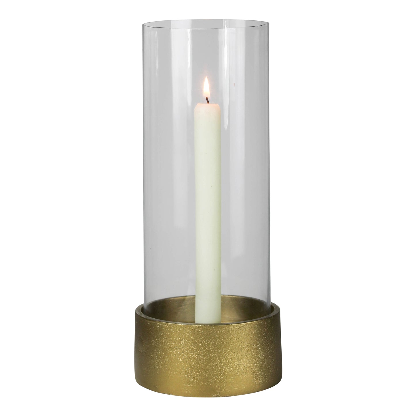 Cadet Hurricane with Base, Brass Set Of 4 By HomArt | Candle Holders | Modishstore - 2