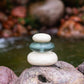 Triple Serenity Cairn - Green Set of 3 By Garden Age Supply