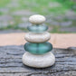 Quintuple Serenity Cairn - Green Set of 3 By Garden Age Supply