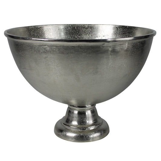 Oliver Footed Bowl, Nickle By HomArt | Decorative Bowls | Modishstore - 1