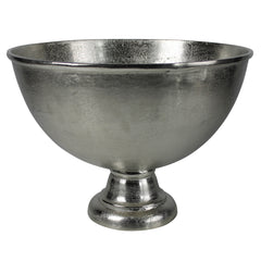 Oliver Footed Bowl, Nickle By HomArt