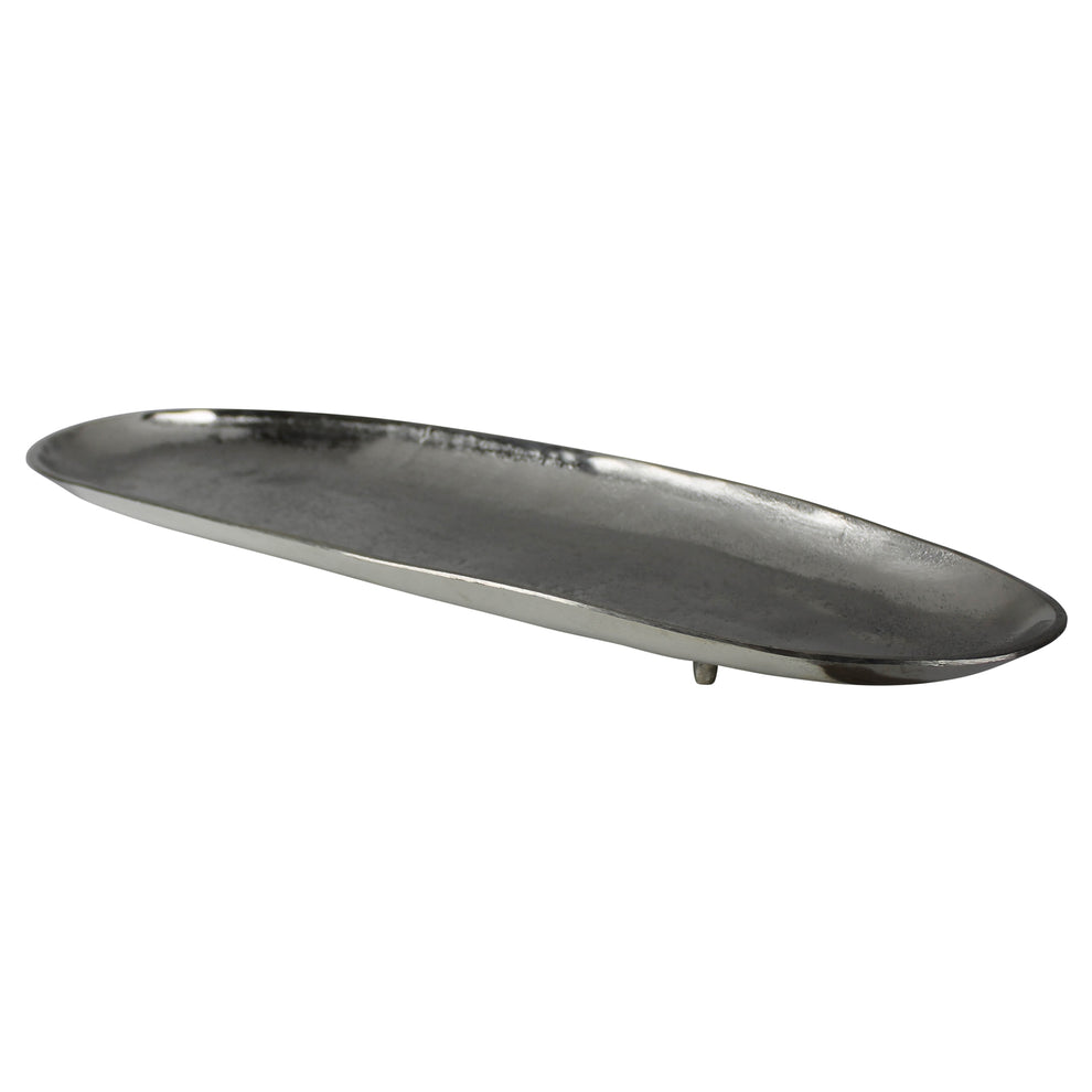 Norris Tray, Nickel By HomArt | Trays | Modishstore - 3