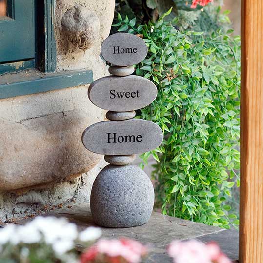 Home Sweet Home Set of 2 By Garden Age Supply | Sculptures | Modishstore - 2