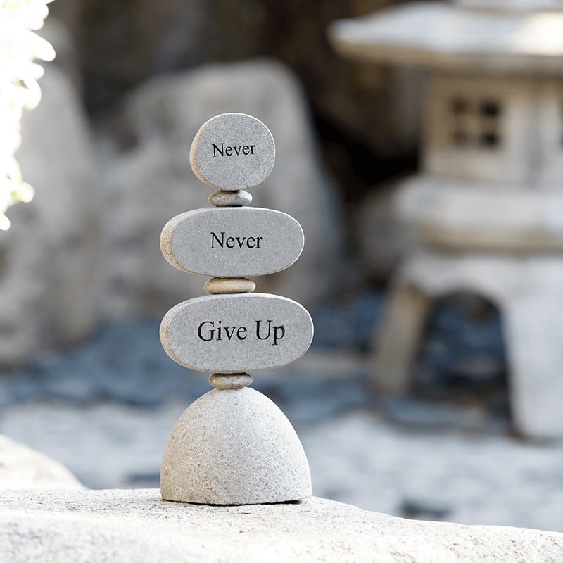Never Never Give Up Set of 2 By Garden Age Supply | Sculptures | Modishstore - 1