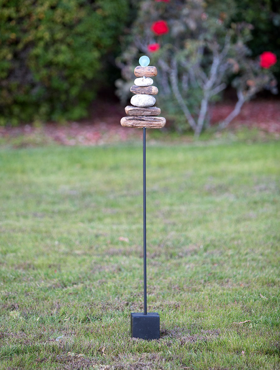 Beachy Garden Stake Set of 4 By Garden Age Supply | Sculptures | Modishstore - 3