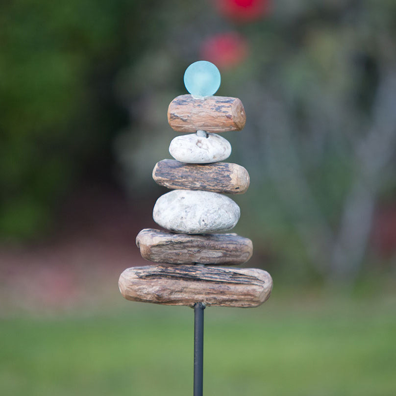 Beachy Garden Stake Set of 4 By Garden Age Supply | Sculptures | Modishstore - 2