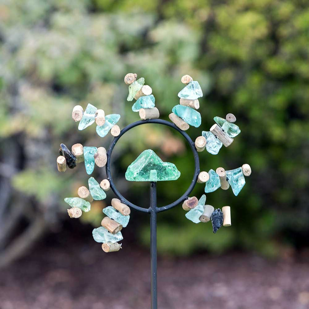 Sun Garden Stake Set of 4 By Garden Age Supply | Sculptures | Modishstore - 3