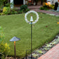 Glass Cairn in Ring Garden Stake Set of 4 By Garden Age Supply