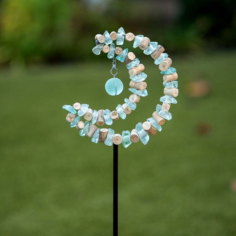 Crescent Moon Garden Stake Set of 4 By Garden Age Supply | Sculptures | Modishstore - 1