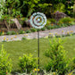Glass Double Ring Garden Stake Set of 4 By Garden Age Supply