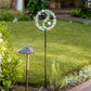Glass Yin and Yang Garden Stake Set of 4 By Garden Age Supply