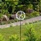Glass Yin and Yang Garden Stake Set of 4 By Garden Age Supply
