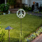 Glass Peace Symbol Garden Stake Set of 4 By Garden Age Supply