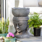Buddha Head Planter By Garden Age Supply