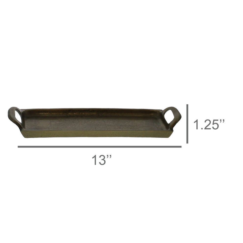 Abbott Tray, Brass - Small Set Of 4 By HomArt | Decorative Trays & Dishes | Modishstore - 2