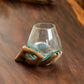 Blown Glass Vase on Hand - Gyan Set of 4 By Garden Age Supply