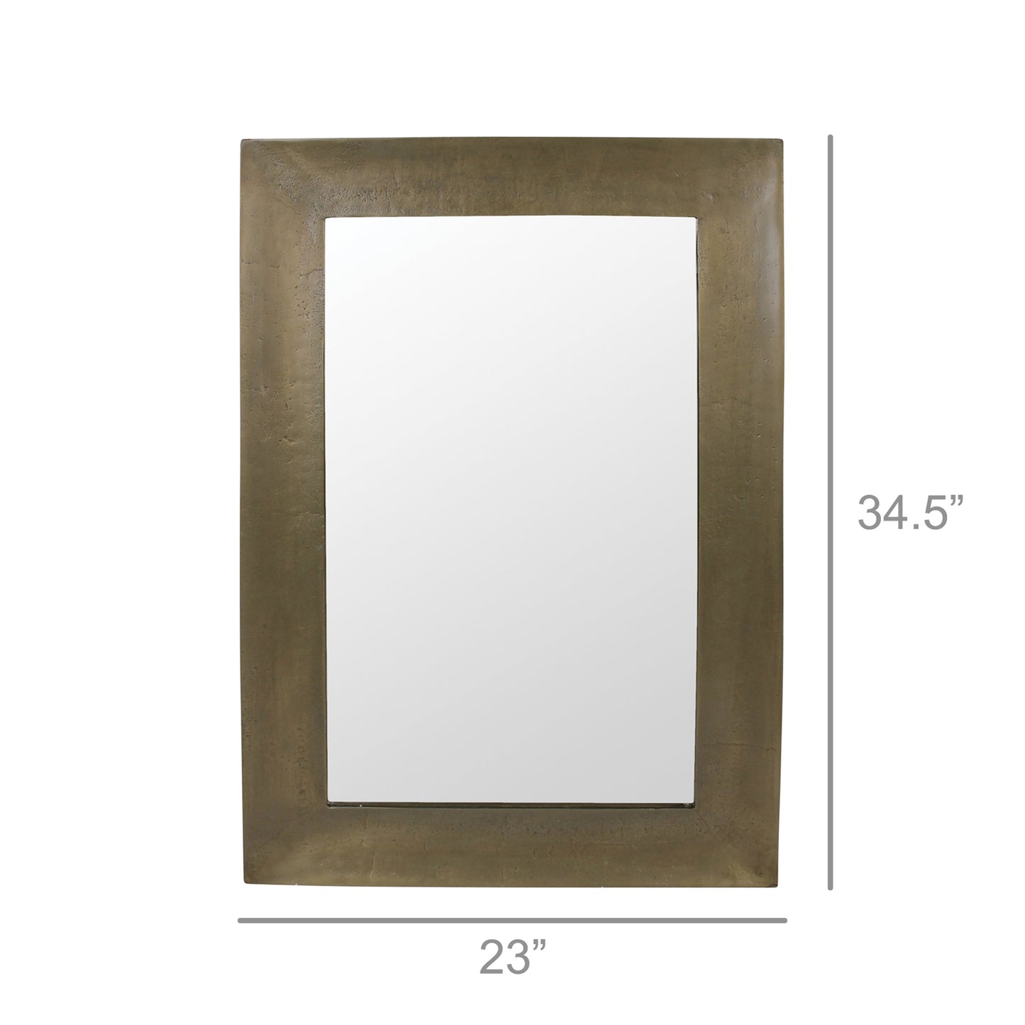 Alton Mirror, Brass By HomArt | Mirrors | Modishstore - 2
