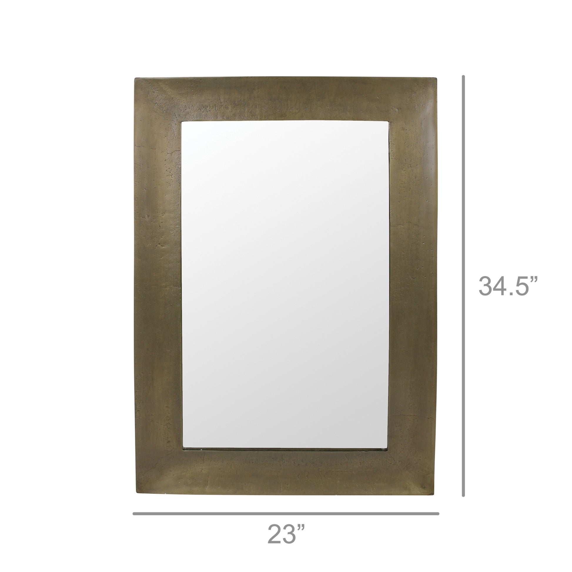 Alton Mirror, Brass By HomArt | Mirrors | Modishstore - 2