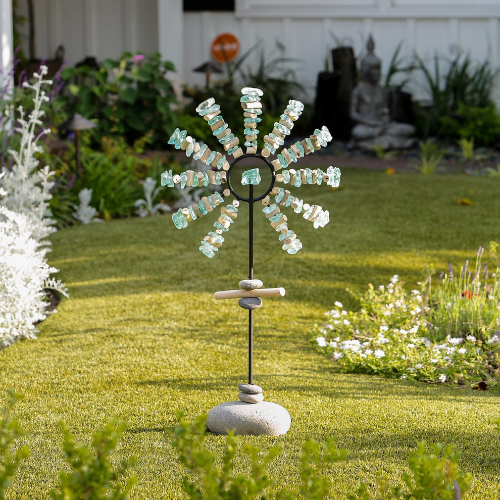 Sun Ray Garden Stand - Small Set of 2 By Garden Age Supply | Sculptures | Modishstore - 2