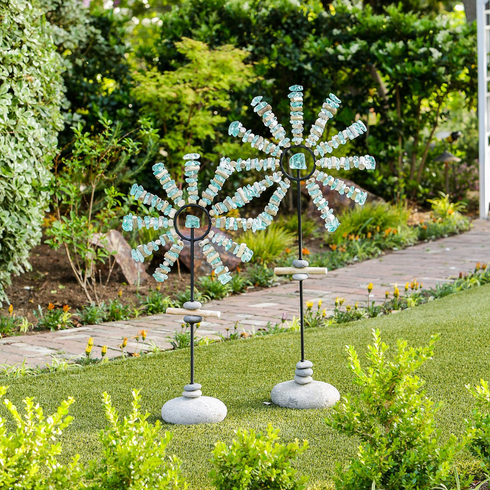 Sun Ray Garden Stand - Small Set of 2 By Garden Age Supply | Sculptures | Modishstore - 4