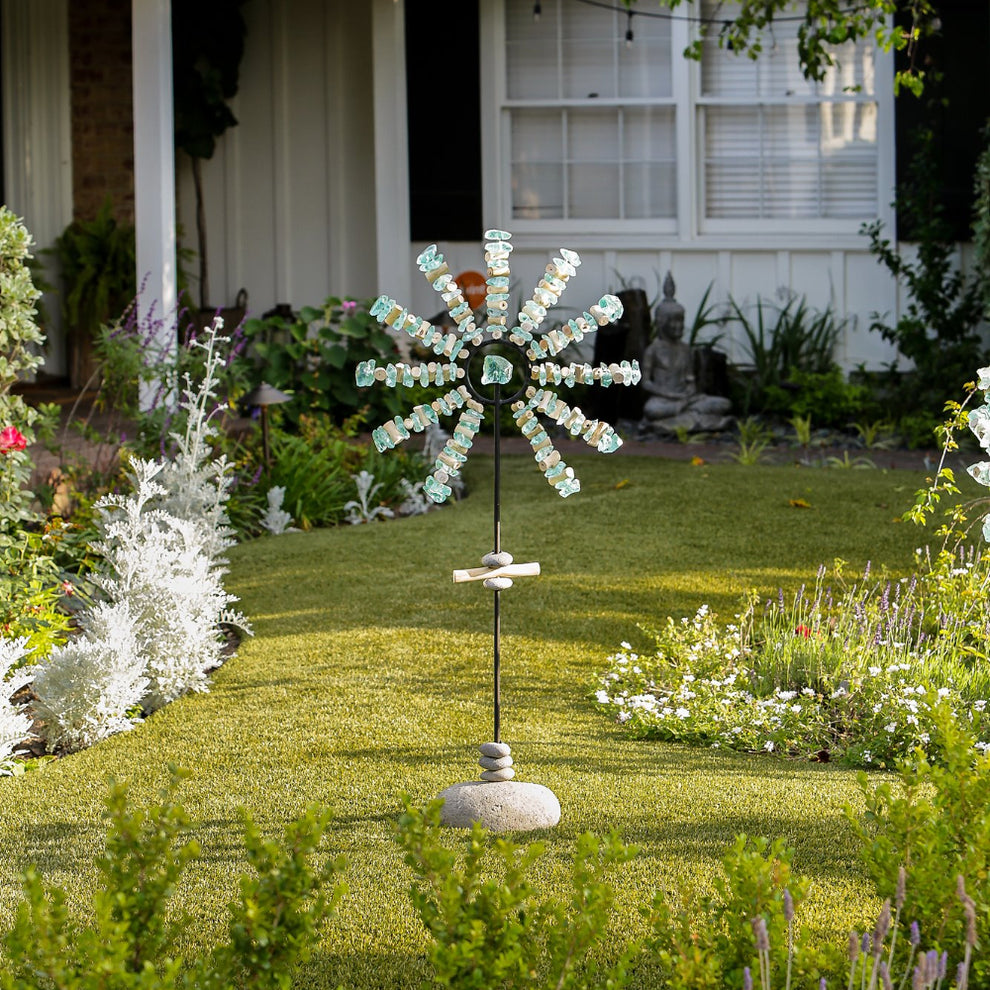 Sun Ray Garden Stand - Large Set of 2 By Garden Age Supply | Sculptures | Modishstore - 3