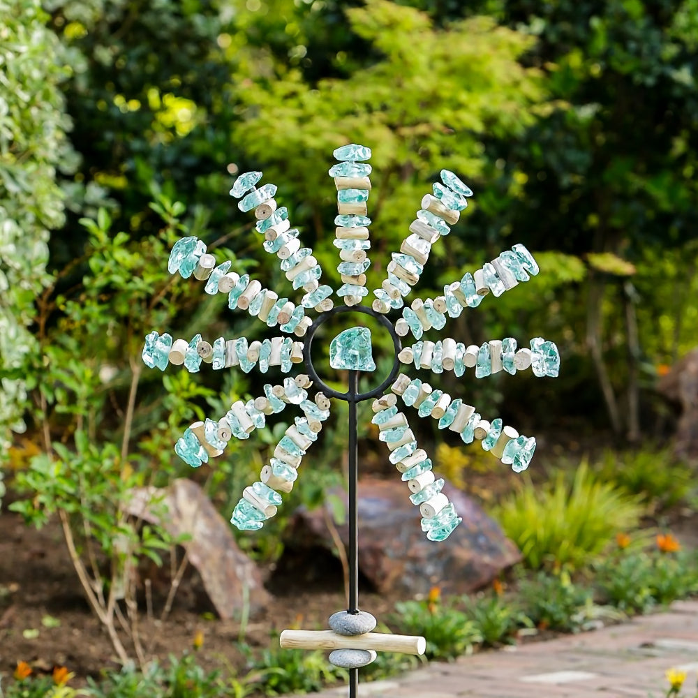 Sun Ray Garden Stand - Large Set of 2 By Garden Age Supply | Sculptures | Modishstore - 1