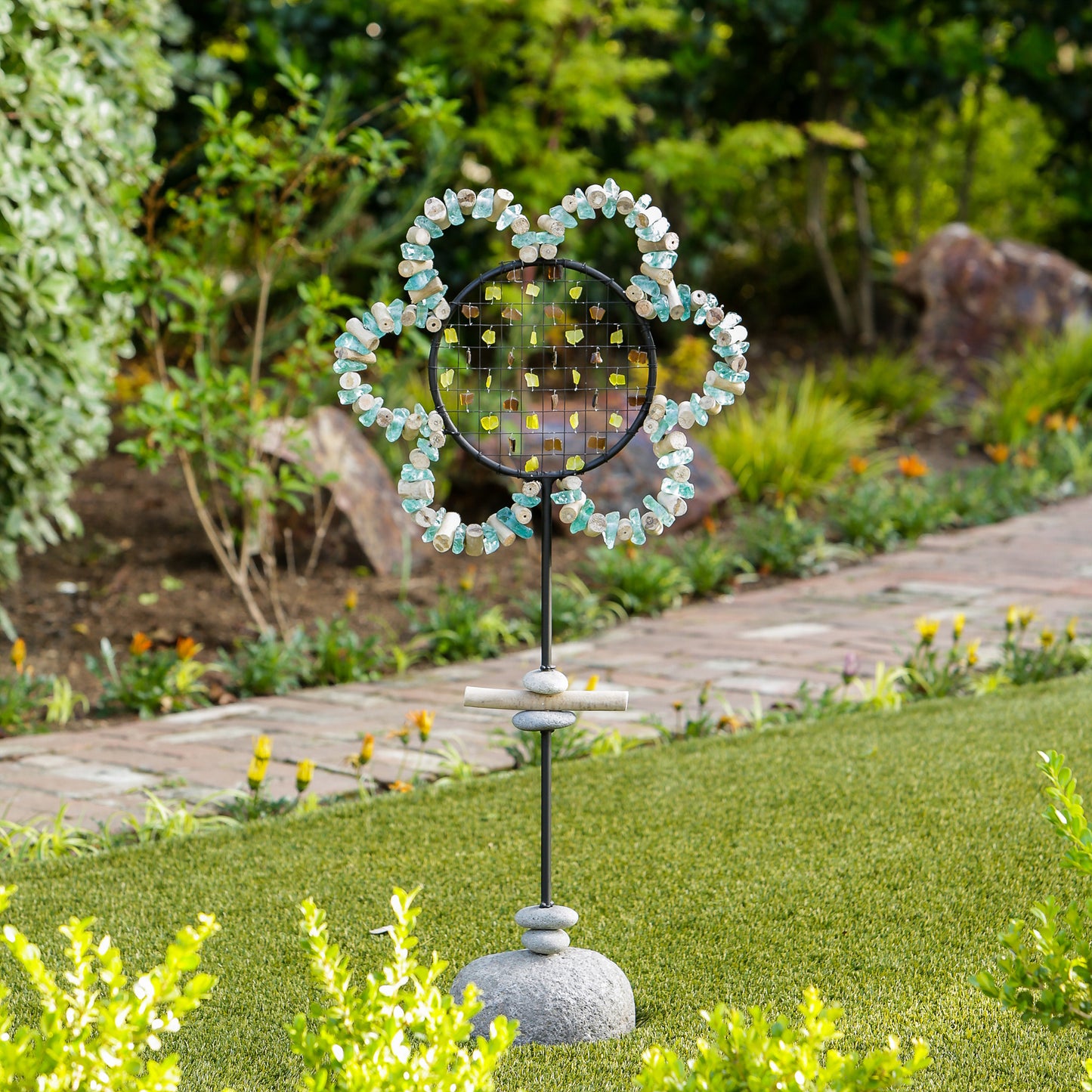 Sunflower Garden Stand 40"H Set of 2 By Garden Age Supply