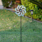 Glass Swirl Garden Stake Set of 4 By Garden Age Supply