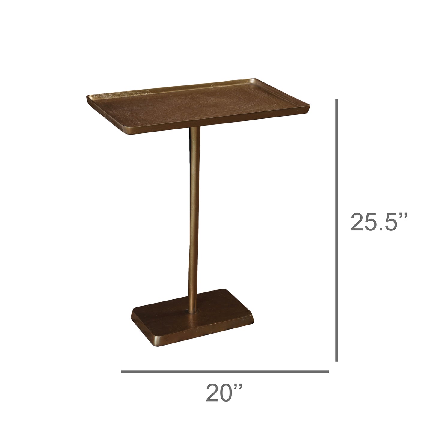Buren Side Table, Brass By HomArt | Side Tables | Modishstore - 4