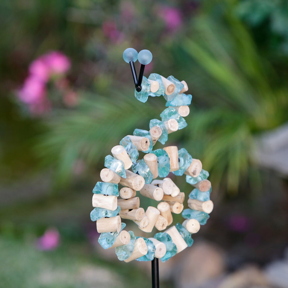 Glass Snail Garden Stake Set of 4 By Garden Age Supply | Sculptures | Modishstore - 2