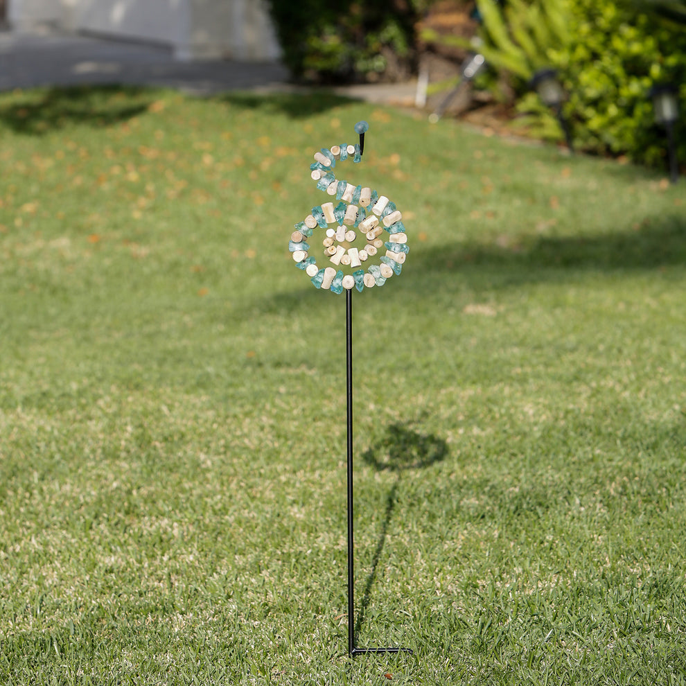 Glass Snail Garden Stake Set of 4 By Garden Age Supply | Sculptures | Modishstore - 3