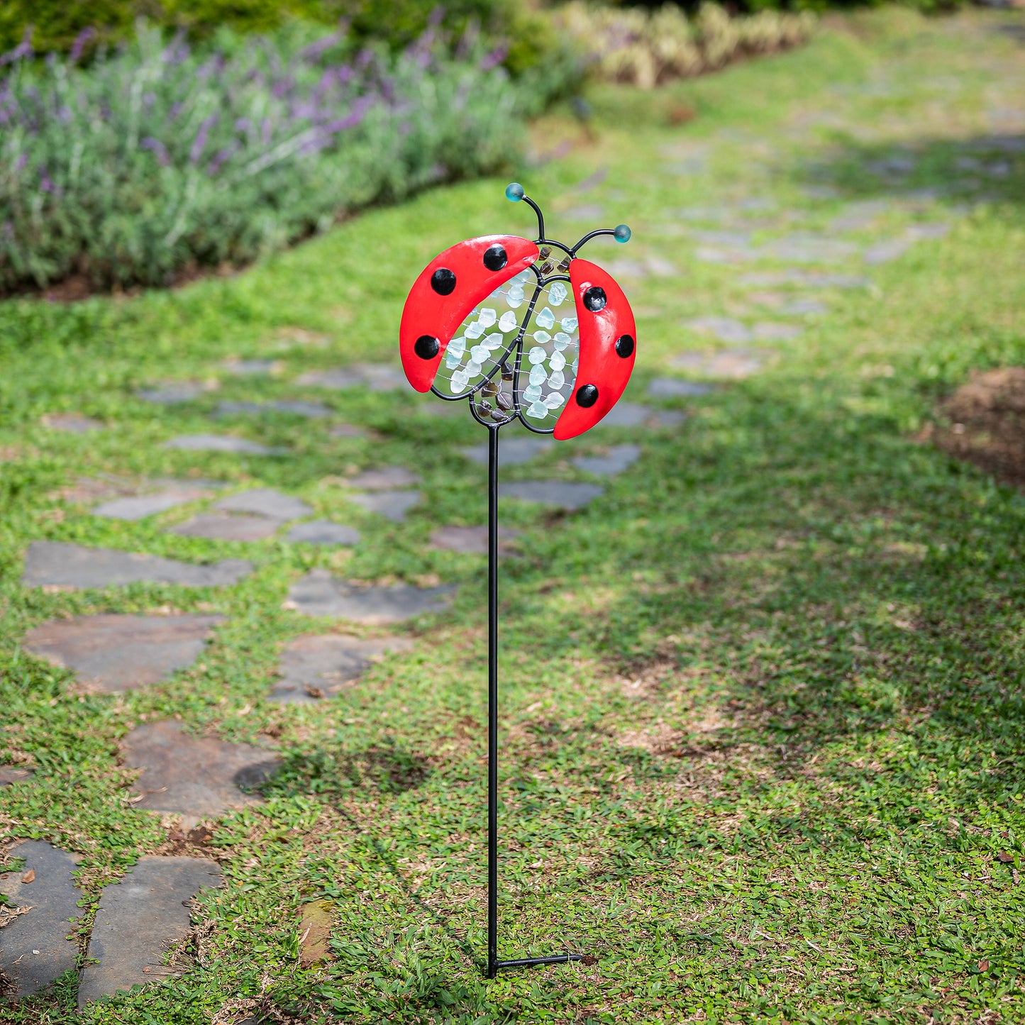Lady Bug Garden Stake Set of 4 By Garden Age Supply