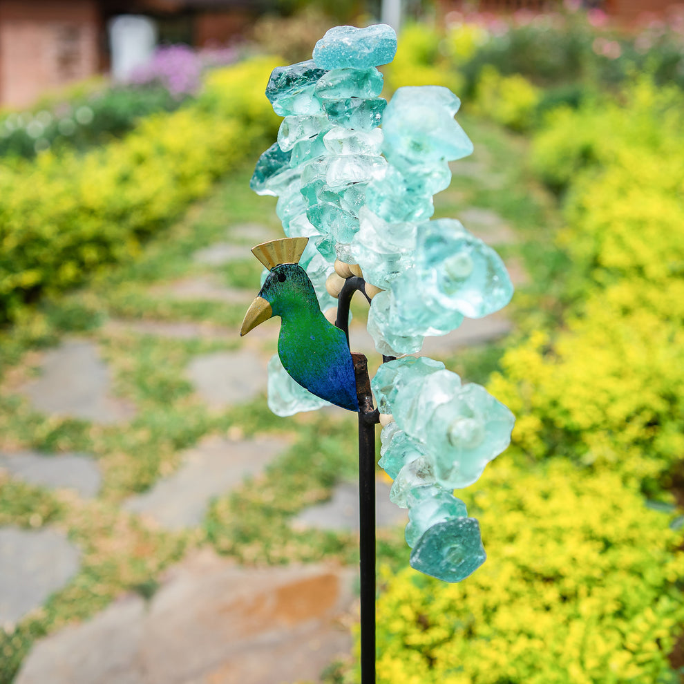 Peacock Garden Stake Set of 4 By Garden Age Supply | Sculptures | Modishstore - 3