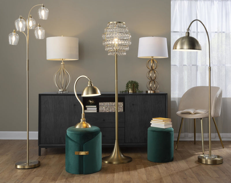 Linx 29" Metal Table Lamp - Set of 2 By LumiSource - GTI30-LINX AUW2 | Table Lamps | Modishstore