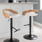 Grotto Adjustable Barstool - Set of 2 By LumiSource - BS-GROTTOPU-STRT2 BKCHW2 | Bar Stools | Modishstore - 35
