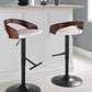 Grotto Adjustable Barstool - Set of 2 By LumiSource - BS-GROTTOPU-STRT2 BKCHW2 | Bar Stools | Modishstore - 2