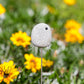 Beach Pebble Bird Pot Stake 14"H Set of 6 By Garden Age Supply