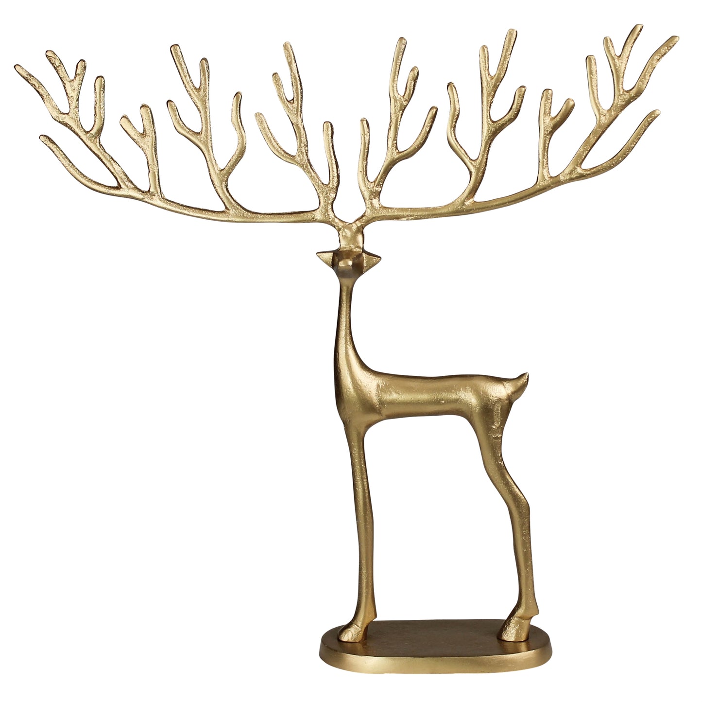 Bergen Reindeer, Brass - Sm Set Of 4 By HomArt | Animals & Pets | Modishstore - 1