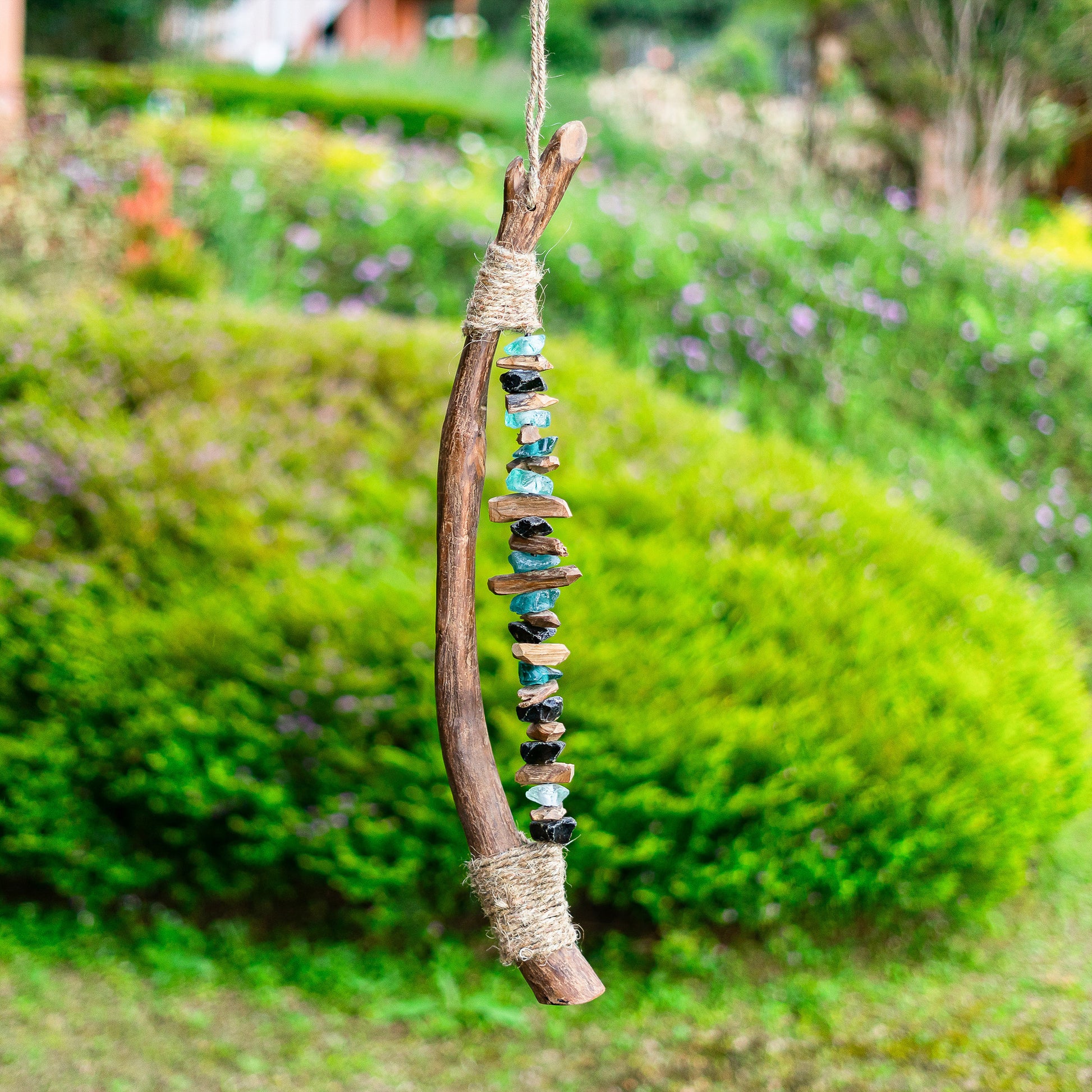 Bow Cairn Hanging Set of 2 By Garden Age Supply | Sculptures | Modishstore - 1