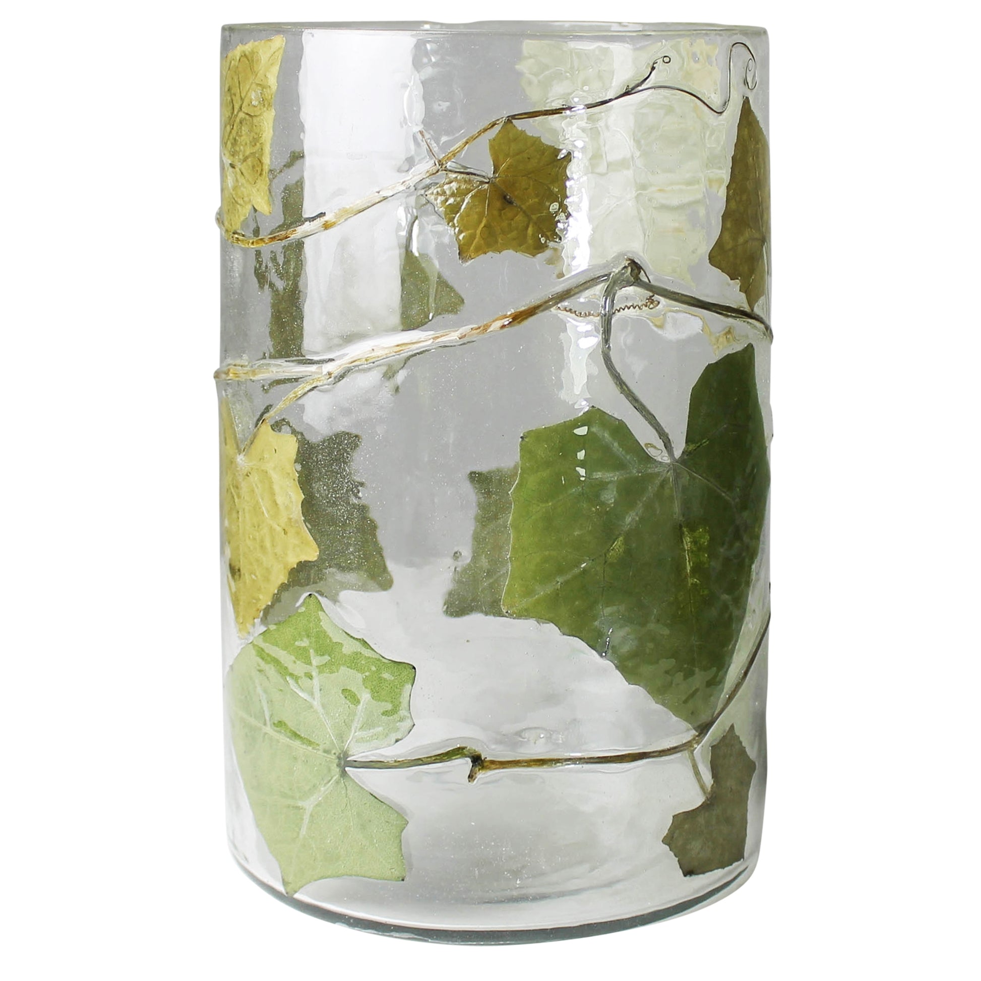 Enameled Hurricane, Ivy - Large Set Of 4 By HomArt | Candle Holders | Modishstore - 2