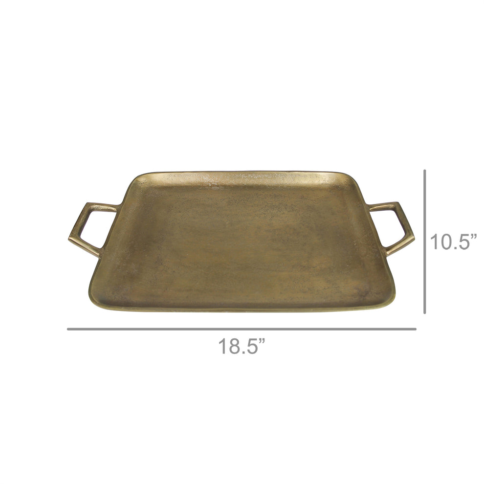 Murray Tray, Brass - Large Set Of 4 By HomArt | Trays | Modishstore - 2