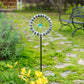 B&W Stone Ring Garden Stake Set of 4 By Garden Age Supply