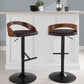 Grotto Adjustable Barstool - Set of 2 By LumiSource - BS-GROTTOPU-STRT2 BKCHW2 | Bar Stools | Modishstore - 18