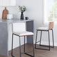 Mason Mara 26" Fixed-Height Counter Stool - Set of 2 By LumiSource - B26-MASONPU-MARA1 BKWLBK2 | Counter Stools | Modishstore - 17