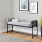 Kari Bench By LumiSource - BC18-KARI2 BKGYCR1 | Benches | Modishstore - 8