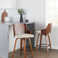 Ariana 24" Fixed-Height Counter Stool - Set of 2 By LumiSource - B24-ARIA-GRTZX2 WLWLBG2 | Counter Stools | Modishstore - 3