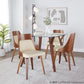 Folia-Anabelle Square Dining Set - 5 Piece By LumiSource - DS5-FOLIASQWL+4ANBELFBWLCR | Dining Sets | Modishstore - 7